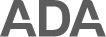 A D A logo